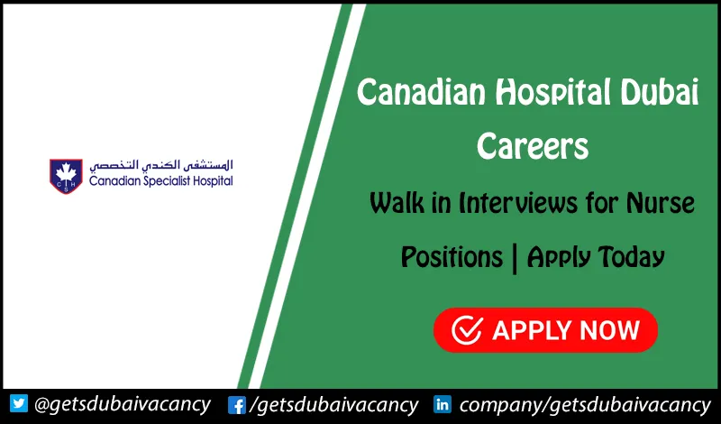 Canadian Hospital Careers in Expert Health Care in Dubai Canadian Hospital Careers