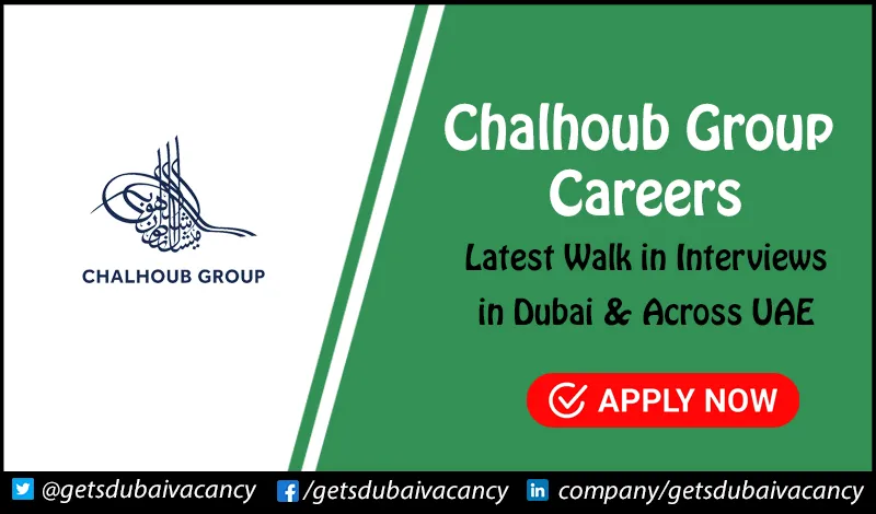 Chalhoub Group Careers | New Walk in Interviews Chalhoub Group Careers
