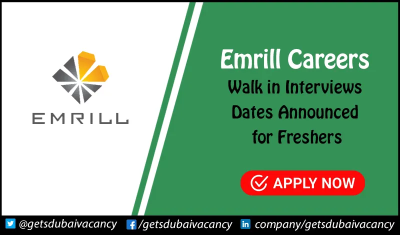 Emrill Careers | Latest Walk in Interviews for Freshers Emrill Careers
