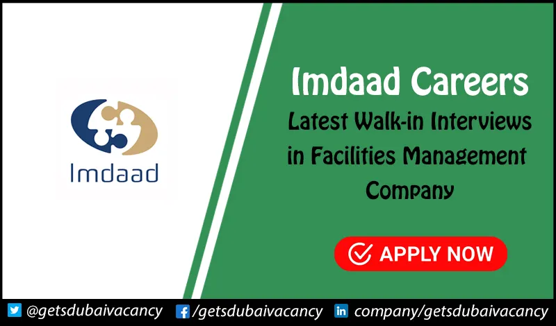 Imdaad Careers Opportunities in Facilities Management Imdaad Careers