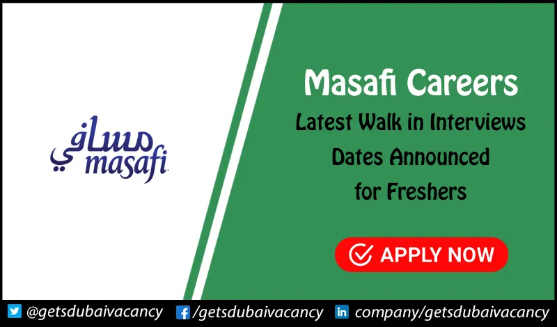 Masafi Careers for Freshers in Dubai & Across UAE Masafi Careers