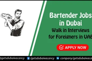 Bartender jobs in Dubai