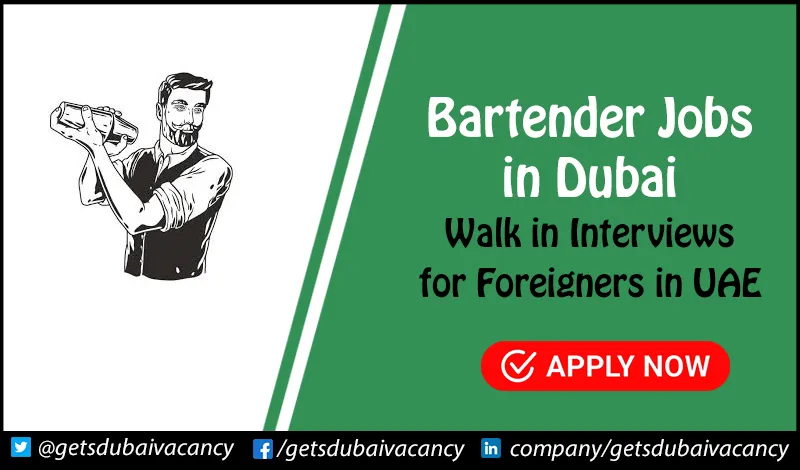 Bartender jobs in Dubai Bartender jobs in Dubai