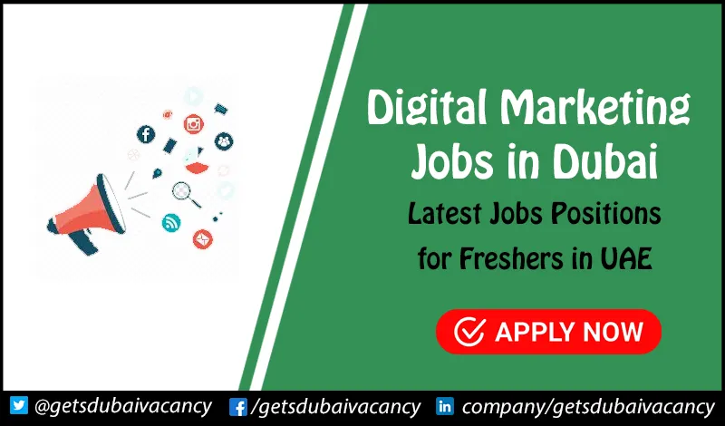 Digital Marketing Jobs in Dubai Digital Marketing Jobs in Dubai